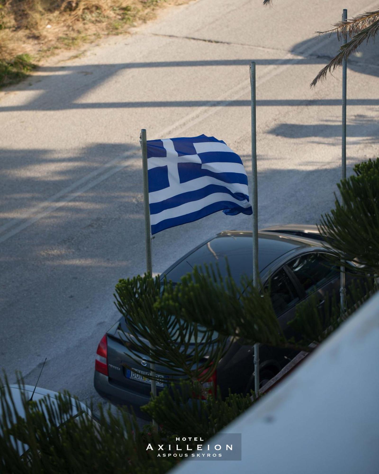 Achilleion Hotel Skyros Bagian luar foto